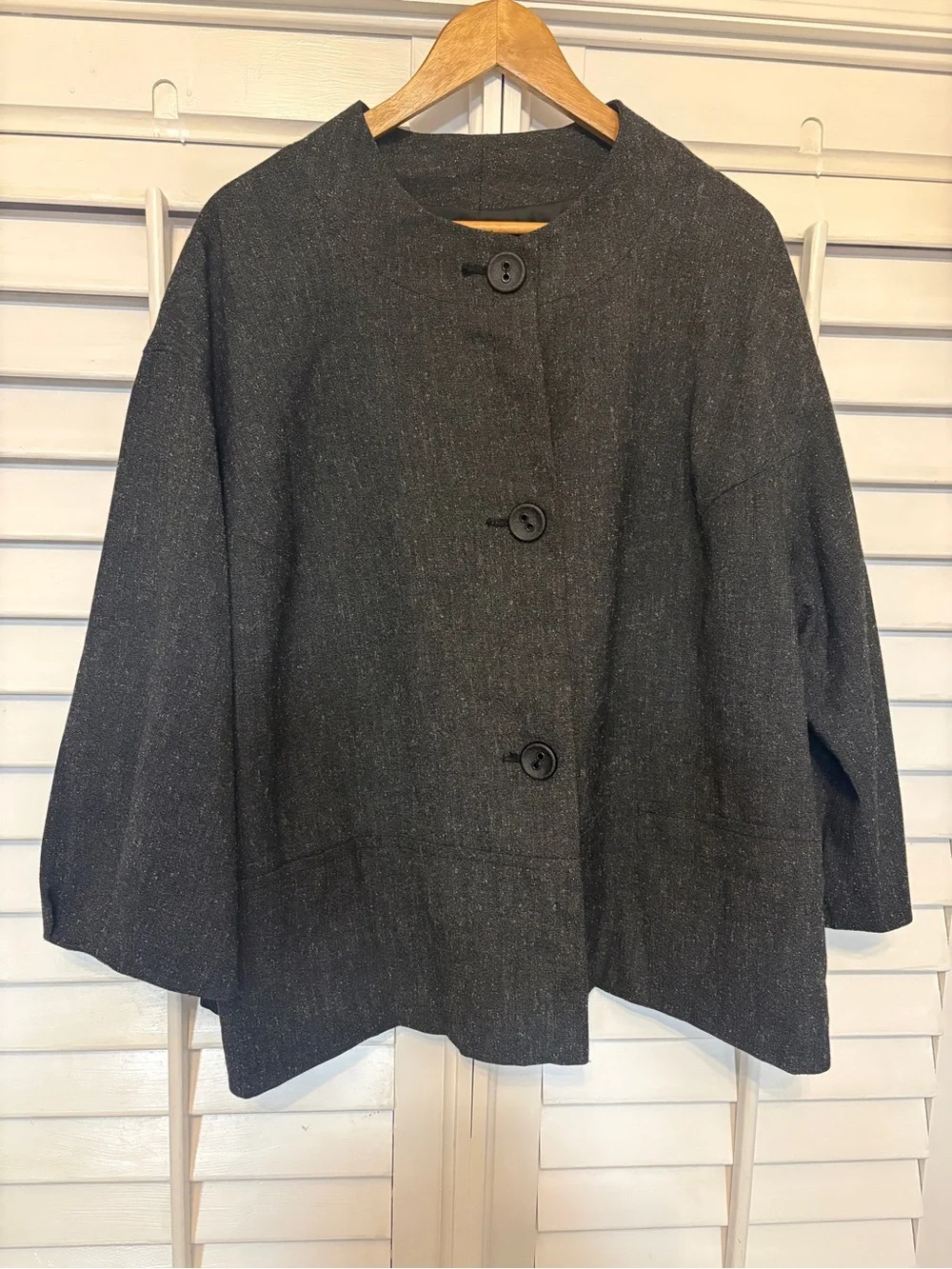 Rafaella Gray‎ Button Front Jacket Size 22W